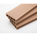 Hollow antiseptic wood plastic composite decking, waterproof laminate flooring, outdoor deck floor covering, wpc decking